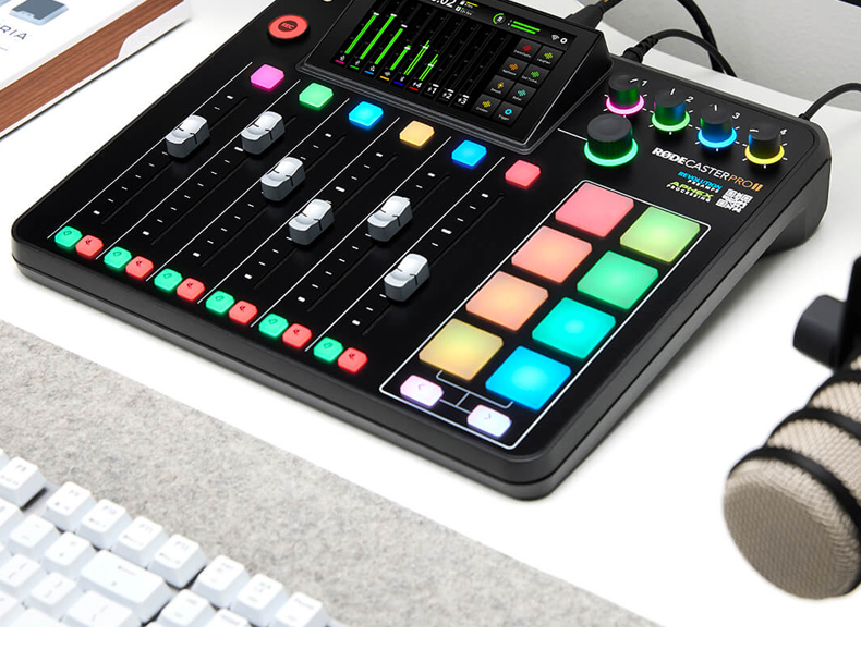 Rode RØDECaster Pro II 主播播客电台一体化制作控制台/调音台